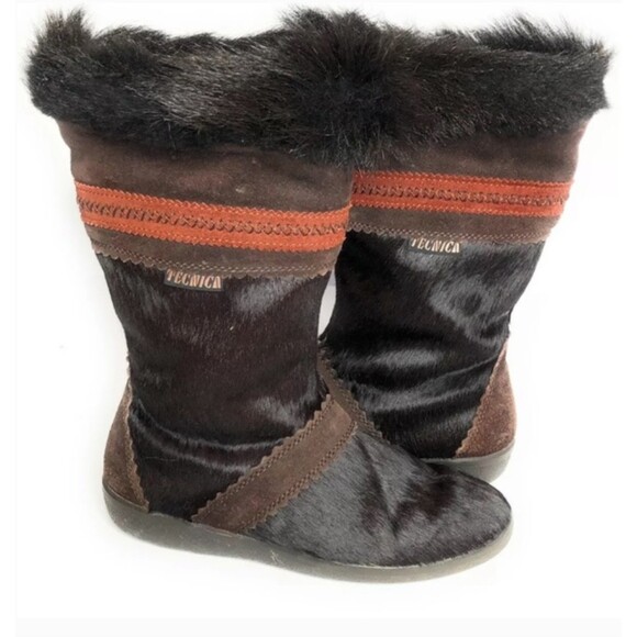 Tecnica Shoes - Tecnica Apres Ski Goat Fur Winter Boots